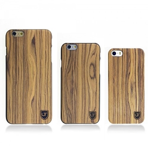 UTECTION iPhone 6 6s (4,7 Zoll) Holzhülle "Crust". Die perfekte Schutzhülle aus echtem Holz, Ultra Slim (3mm dünn) und extrem leicht | Walnuss - 5
