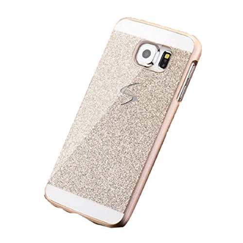 Culater® für Samsung Galaxy S6 Luxus Kristall glänzend Frauen Tasche case cover Hülle gold - 1