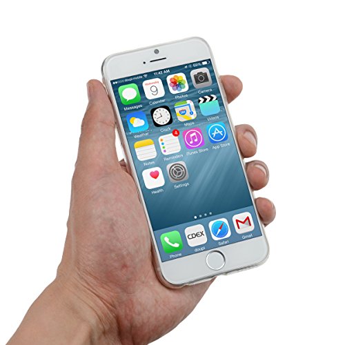 doupi® PerfectFit AllClear TPU Case für Apple iPhone 6 Plus iPhone 6s Plus ( 5,5 Zoll ) 5.5" Hülle Silikon Bumper Gummi Schutzhülle Cover Schutz Schale Siliconcase ( transparent ) - 4