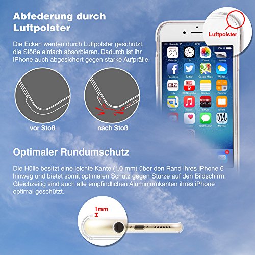 iPhone 6 6S (4,7 Zoll) Hülle TPU Case Schutzhülle Silikon Crystal Case Durchsichtig iphone6 iphone6s - Movoja® - 3