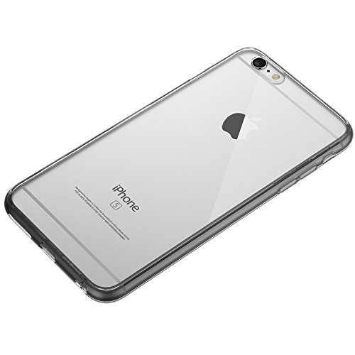 iPhone 6s Plus Hülle, JETech® Apple iPhone 6 Plus / 6s Plus 5.5 Hülle Tasche Schutzhülle Case Cover Bumper und Anti-Scratch Löschen Back für iPhone 6s Plus iPhone 6 Plus 5.5 (Grau) - 5
