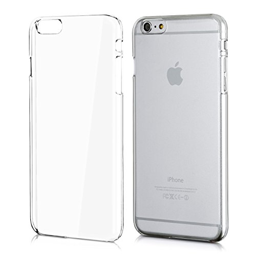 kwmobile Crystal Hülle für Apple iPhone 6 Plus / 6S Plus (5.5) Hard Case - dünne durchsichtige transparente Schutzhülle Cover klar in Transparent - 1