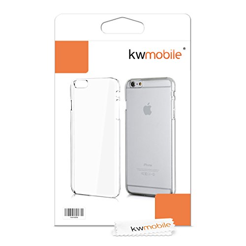 kwmobile Crystal Hülle für Apple iPhone 6 Plus / 6S Plus (5.5) Hard Case - dünne durchsichtige transparente Schutzhülle Cover klar in Transparent - 5
