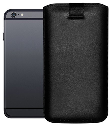 mumbi ECHT Ledertasche iPhone 6 Plus 6s Plus Tasche Leder Etui (Lasche mit Rückzugfunktion Ausziehhilfe) - 2