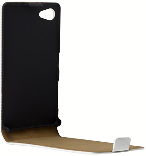 mumbi Flip Case Sony Xperia Z5 Compact Tasche weiss - 6
