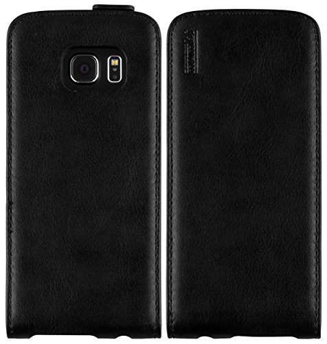 mumbi PREMIUM Leder Flip Case Samsung Galaxy S6 Edge Tasche - 5