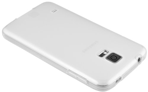 mumbi Schutzhülle Samsung Galaxy S5 / S5 Neo Hülle transparent weiss - 2