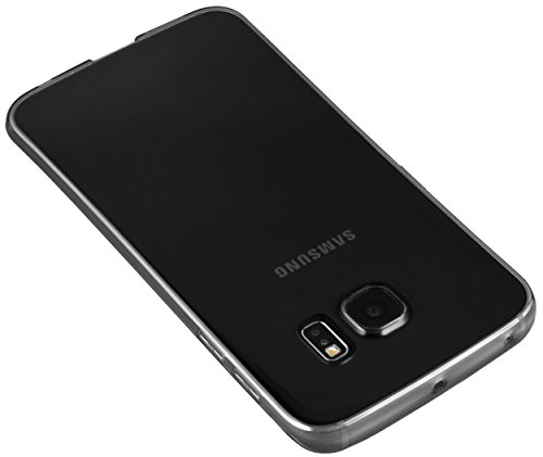 mumbi Schutzhülle Samsung Galaxy S6 Edge Hülle transparent schwarz (Ultra Slim - 0.55 mm) - 3