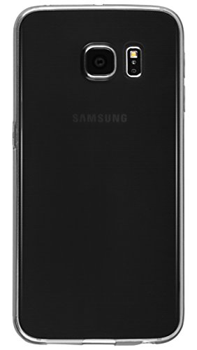 mumbi Schutzhülle Samsung Galaxy S6 Edge Hülle transparent schwarz (Ultra Slim - 0.55 mm) - 4