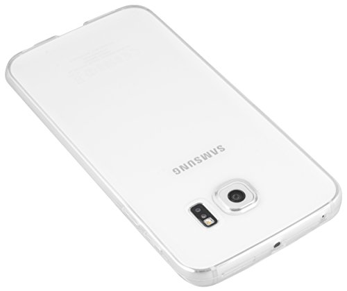 mumbi Schutzhülle Samsung Galaxy S6 Edge Hülle transparent weiss (Ultra Slim - 0.55 mm) - 3