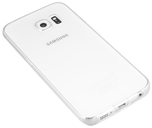 mumbi Schutzhülle Samsung Galaxy S6 Edge Hülle transparent weiss (Ultra Slim - 0.55 mm) - 4