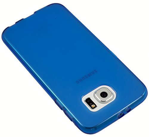 mumbi Schutzhülle Samsung Galaxy S6 / S6 Duos Hülle transparent blau (Slim - 1.2 mm) - 3