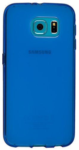 mumbi Schutzhülle Samsung Galaxy S6 / S6 Duos Hülle transparent blau (Slim - 1.2 mm) - 4