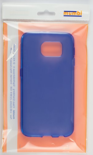 mumbi Schutzhülle Samsung Galaxy S6 / S6 Duos Hülle transparent blau (Slim - 1.2 mm) - 9