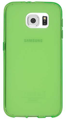 mumbi Schutzhülle Samsung Galaxy S6 / S6 Duos Hülle transparent grün (Slim - 1.2 mm) - 4
