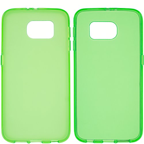 mumbi Schutzhülle Samsung Galaxy S6 / S6 Duos Hülle transparent grün (Slim - 1.2 mm) - 8