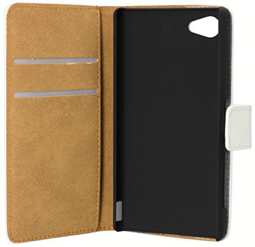 mumbi Tasche im Bookstyle für Sony Xperia Z5 Compact Tasche weiss - 7