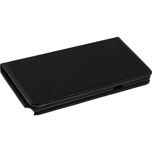 PhoneNatic Kunst-Lederhülle für Samsung Galaxy Note 5 Book-Case schwarz Tasche Galaxy Note 5 Hülle + 2 Schutzfolien - 3