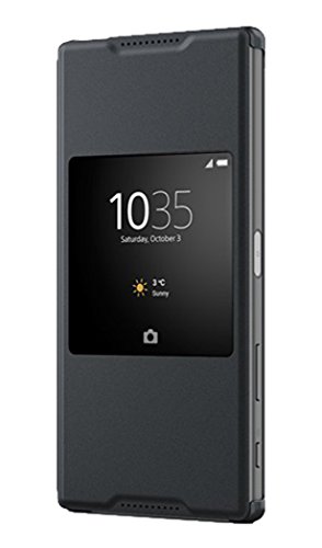Sony Style Cover mit Fenster SCR42 für das Sony Xperia Z5 - schwarz - 1