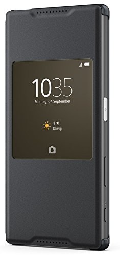 Sony Style Cover mit Fenster SCR42 für das Sony Xperia Z5 - schwarz - 2