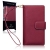 Sony Xperia Z5 Compact Cover, Terrapin Handy Leder Brieftasche Case Hülle mit Kartenfächer für Sony Xperia Z5 Compact Hülle Rot mit Blumen Interior - 6