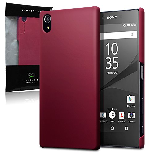Sony Xperia Z5 Premium Schutzhülle, Terrapin Gummiertes Hardskin Hülle für Sony Xperia Z5 Premium Hülle Rot - 7