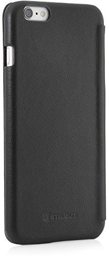 StilGut Book Type Case ohne Clip, Hülle aus Leder für Apple iPhone 6 Plus (5.5"), schwarz nappa - 6