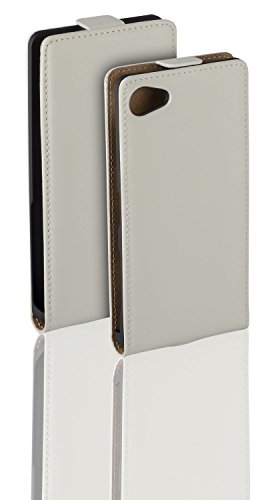 yayago Flip Case für Sony Xperia Z5 Compact Tasche Creme-Weiß - 2