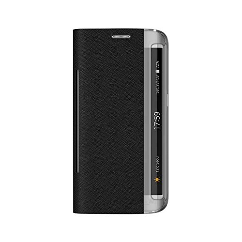 Zenus Minimal Diary Echtleder-Klapptasche für Samsung Galaxy S6 Edge schwarz - 1
