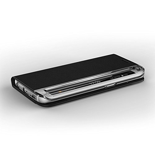 Zenus Minimal Diary Echtleder-Klapptasche für Samsung Galaxy S6 Edge schwarz - 5