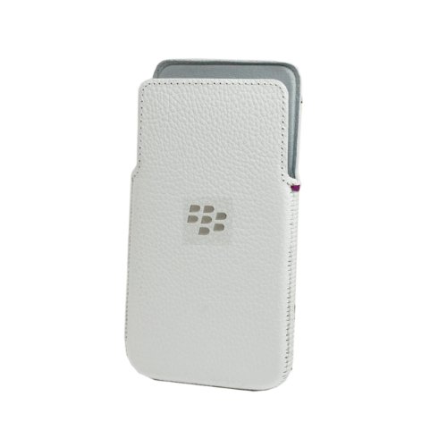 BlackBerry Z30 Leder Pocket Case weiß - 1