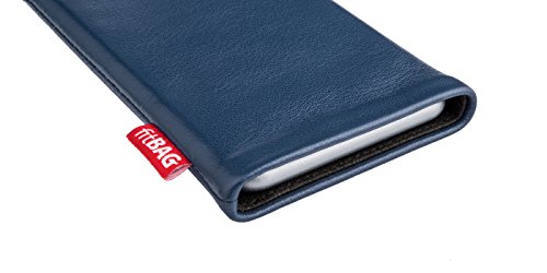 fitBAG Beat Royalblau Handytasche Tasche aus Echtleder Nappa mit Microfaserinnenfutter für LG G5 - 3