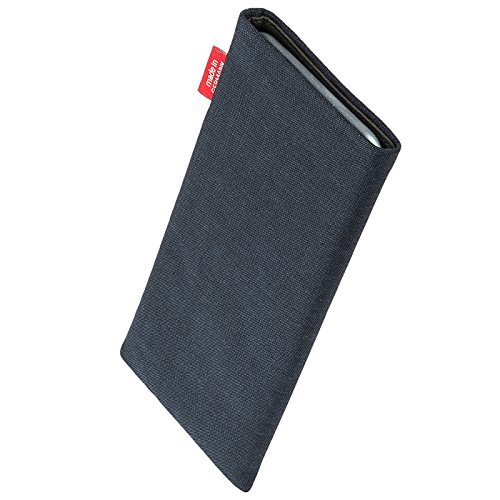 fitBAG Jive Blau Handytasche Tasche aus Textil-Stoff mit Microfaserinnenfutter für HTC One A9 - 2