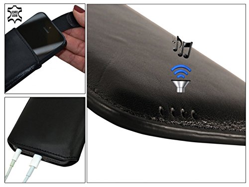 iPhone 6 / 6s (4.7 Zoll) Leder Etui *Ultra Slim* Tasche Handytasche Original Suncase® Ledertasche Schutzhülle Case Hülle (mit Rückzuglasche) antik-braun - 6