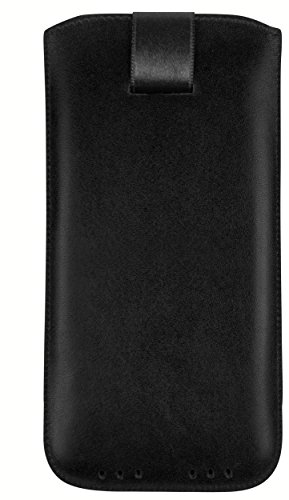 mumbi ECHT Ledertasche BlackBerry Leap Tasche Leder Etui (Lasche mit Rückzugfunktion Ausziehhilfe) - 6