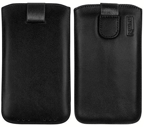 mumbi ECHT Ledertasche LG G4 Tasche Leder Etui (Lasche mit Rückzugfunktion Ausziehhilfe) - 7