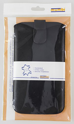 mumbi ECHT Ledertasche LG G5 Tasche Leder Etui (Lasche mit Rückzugfunktion Ausziehhilfe) - 6