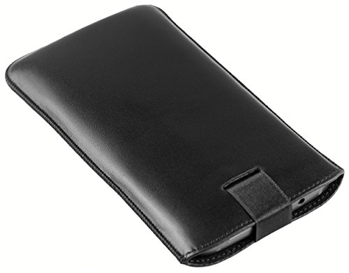 mumbi ECHT Ledertasche Motorola Moto X Force Tasche Leder Etui (Lasche mit Rückzugfunktion Ausziehhilfe) - 4