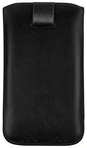 mumbi ECHT Ledertasche Samsung Galaxy S4 mini Tasche Leder Etui (Lasche mit Rückzugfunktion Ausziehhilfe) - 7