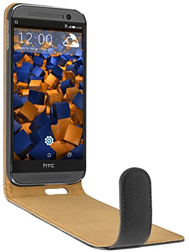 mumbi PREMIUM Leder Flip Case HTC One M8 / M8s Tasche - 2