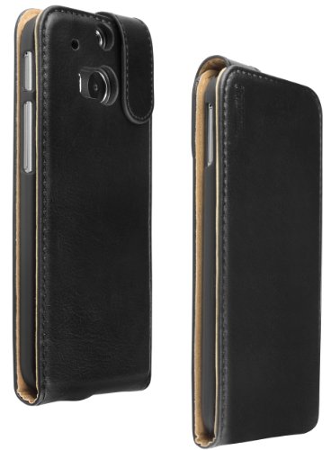 mumbi PREMIUM Leder Flip Case HTC One M8 / M8s Tasche - 5