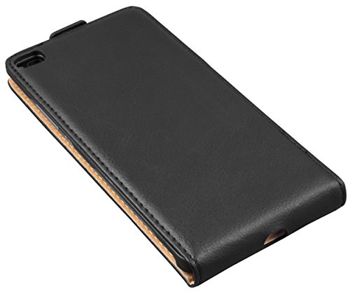 mumbi PREMIUM Leder Flip Case Huawei P8 Tasche - 4