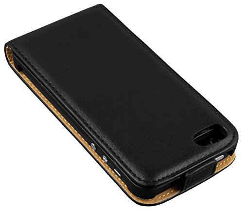 mumbi PREMIUM Leder Flip Case iPhone SE 5 5S Tasche - 3