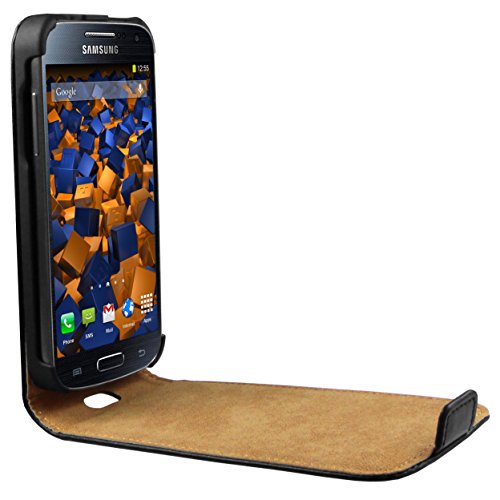 mumbi PREMIUM Leder Flip Case Samsung Galaxy S4 mini Tasche - 2