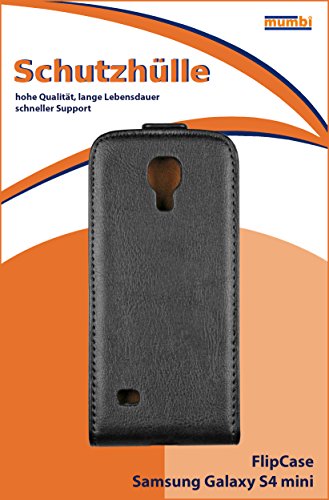 mumbi PREMIUM Leder Flip Case Samsung Galaxy S4 mini Tasche - 3
