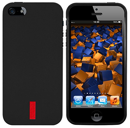 mumbi TPU Silikon Schutzhülle iPhone SE 5S 5 Hülle in schwarz - 2