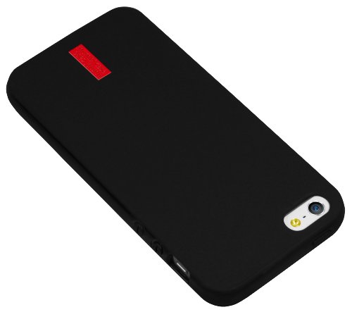 mumbi TPU Silikon Schutzhülle iPhone SE 5S 5 Hülle in schwarz - 4