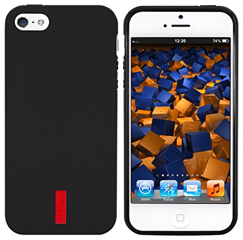 mumbi TPU Silikon Schutzhülle iPhone SE 5S 5 Hülle in schwarz - 8