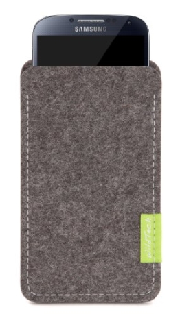 WildTech Sleeve für Samsung Galaxy S5 mini Hülle Tasche - 17 Farben (made in Germany) - Grau - 1