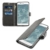 Huawei P10 Hülle, KingShark [Ständer Funktion] Huawei P10 Schutzhülle, Premium PU Leder Flip Tasche Case mit Integrierten Kartensteckplätzen und Ständer für Huawei P10-Leder Serie schwarz -